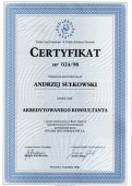 Certyfikat Konsultanta KSU PSD